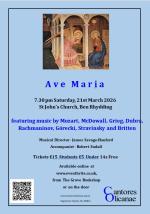 Spring Concert - Ave Maria - March 21st 2026